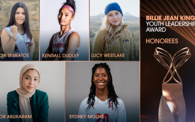 Five Trailblazing Young Women Named Recipients of the 2022 Billie Jean King Youth Leadership Award